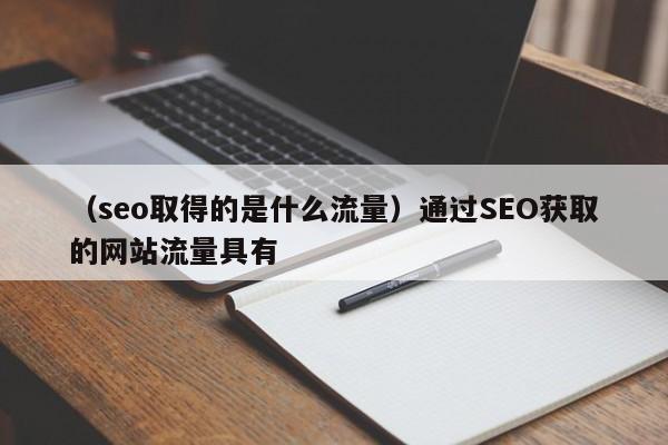 （seo取得的是什么流量）通过SEO获取的网站流量具有