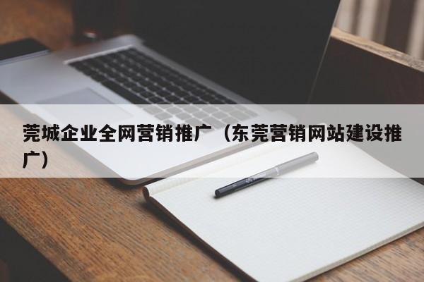 莞城企业全网营销推广（东莞营销网站建设推广）