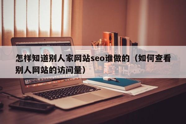 怎样知道别人家网站seo谁做的（如何查看别人网站的访问量）