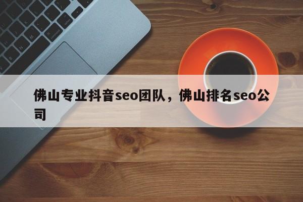 佛山专业抖音seo团队，佛山排名seo公司