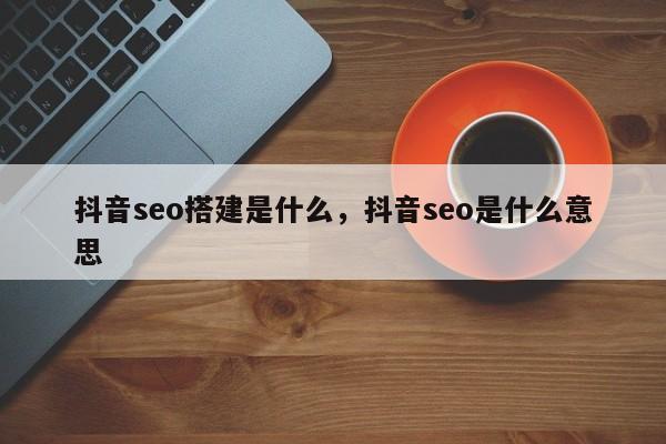 抖音seo搭建是什么，抖音seo是什么意思