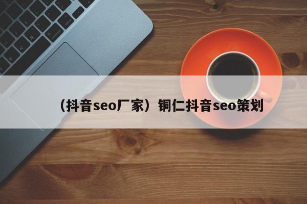 （抖音seo厂家）铜仁抖音seo策划