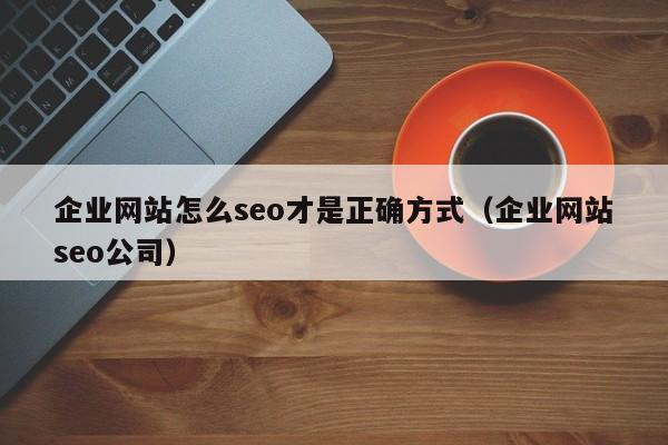 企业网站怎么seo才是正确方式（企业网站seo公司）