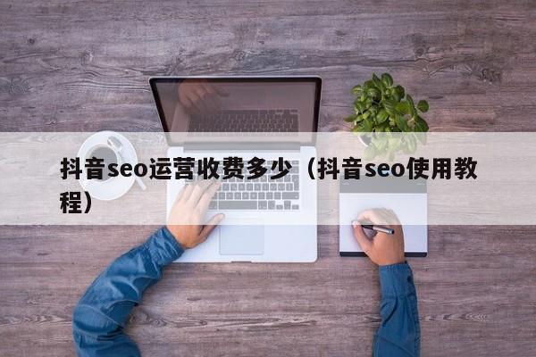 抖音seo运营收费多少（抖音seo使用教程）