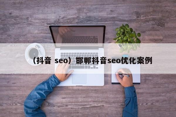 （抖音 seo）邯郸抖音seo优化案例