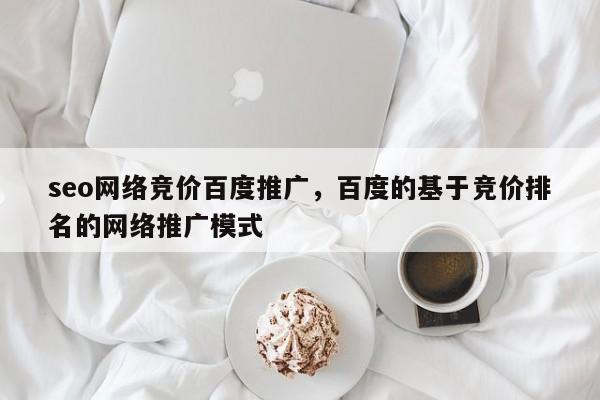 seo网络竞价百度推广，百度的基于竞价排名的网络推广模式