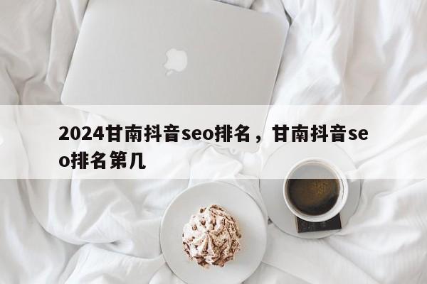 2024甘南抖音seo排名，甘南抖音seo排名第几