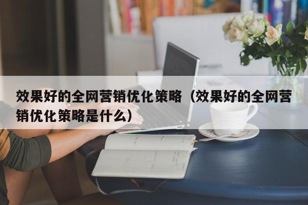 效果好的全网营销优化策略（效果好的全网营销优化策略是什么）