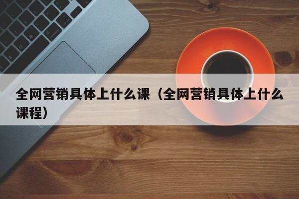 全网营销具体上什么课（全网营销具体上什么课程）