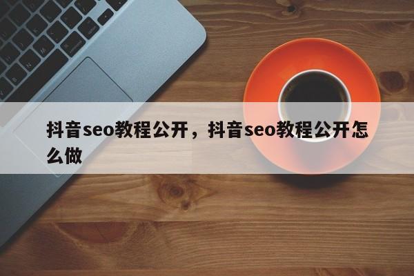 抖音seo教程公开，抖音seo教程公开怎么做