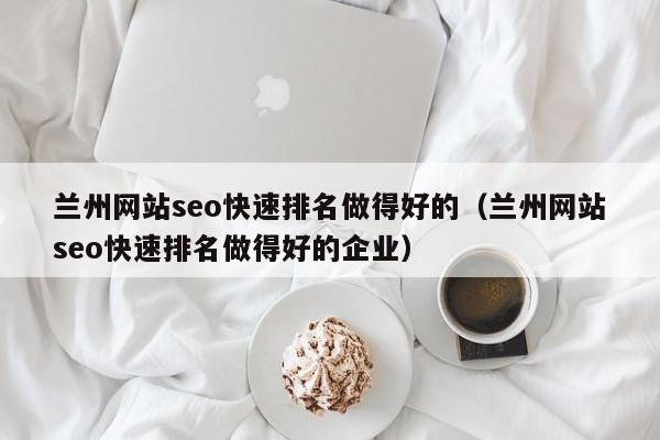 兰州网站seo快速排名做得好的（兰州网站seo快速排名做得好的企业）