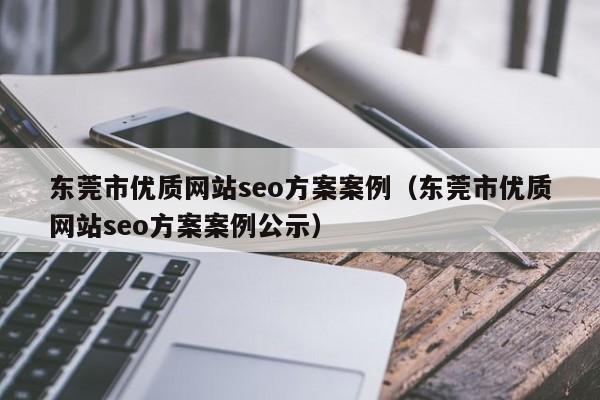 东莞市优质网站seo方案案例（东莞市优质网站seo方案案例公示）